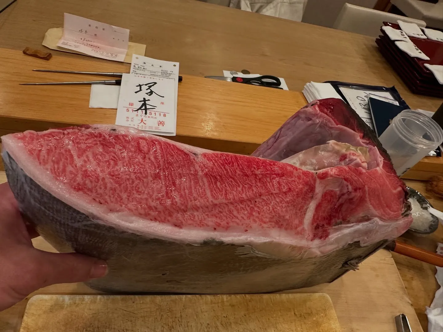 今週のマグロ🍣脂のノリも良く味も完璧👌