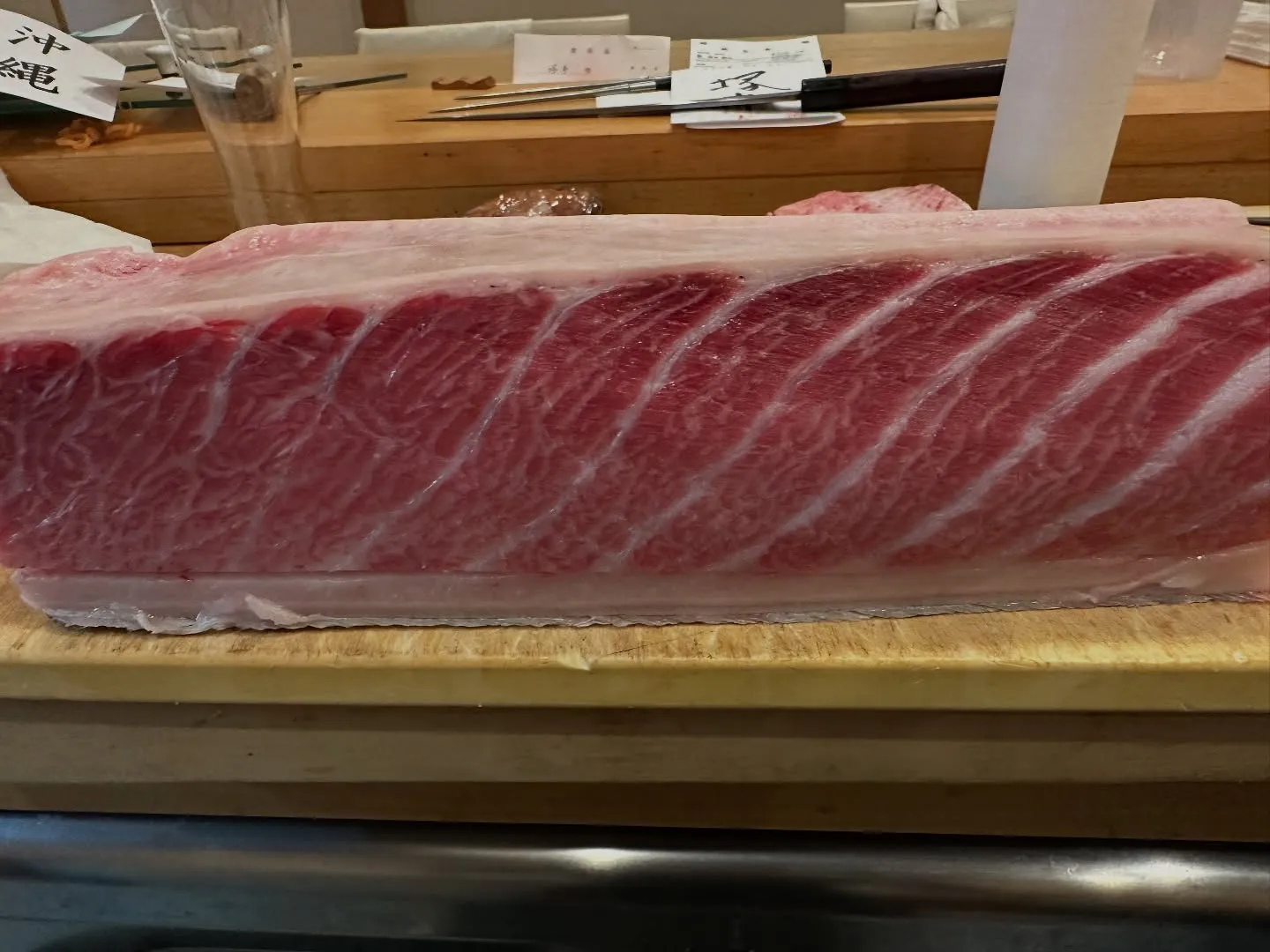 今週のマグロ🍣脂のノリも良く味も完璧👌
