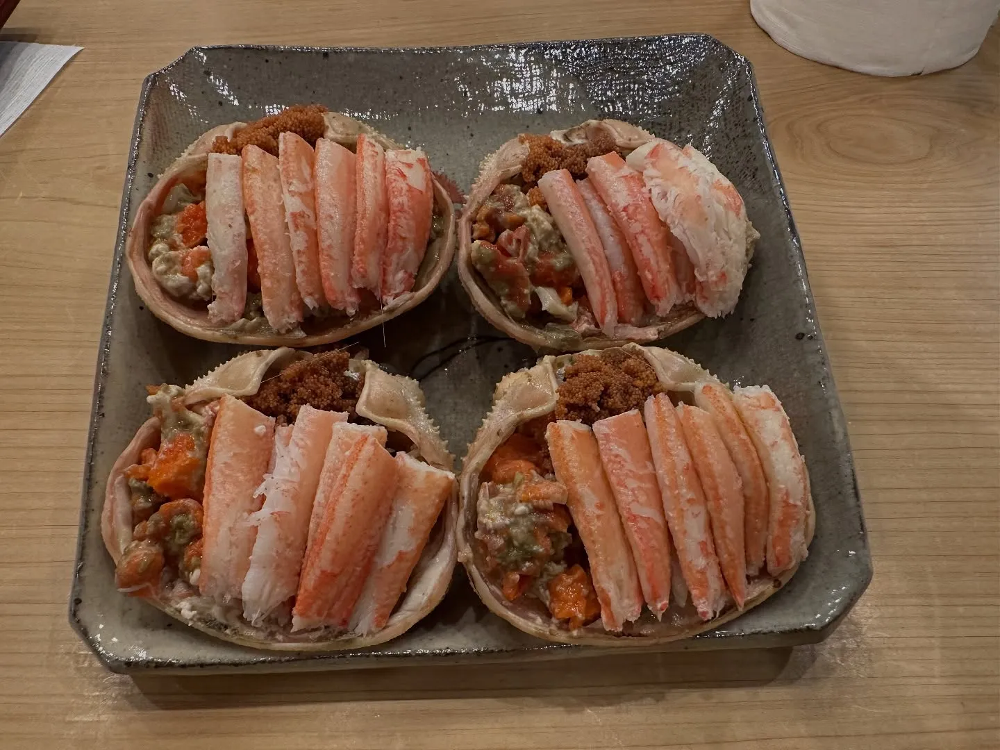 香箱蟹🦀解体動画🦀食べに来て下さい🦀　