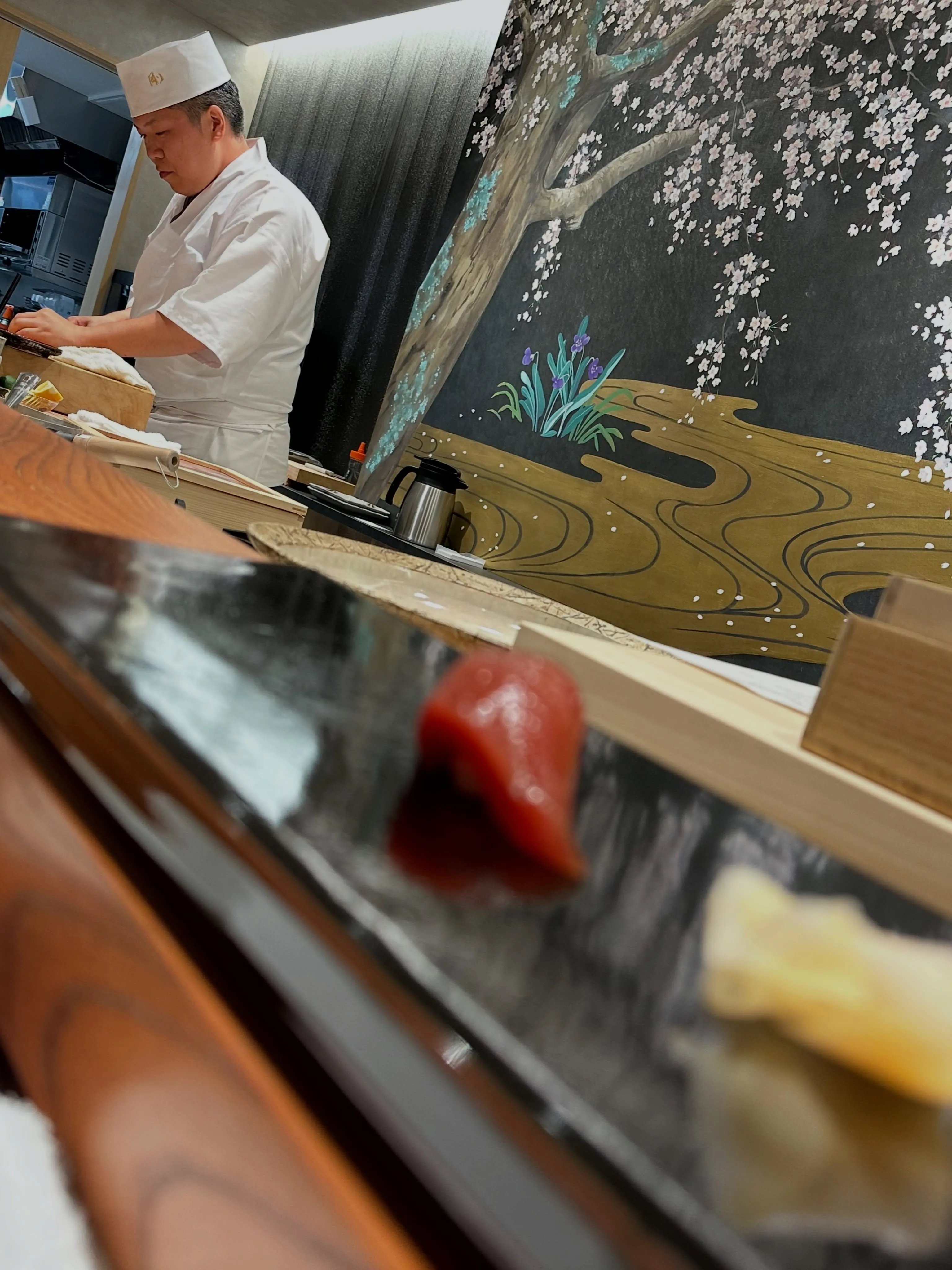 「修行時代からお世話になっている先輩のお店へ。